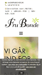 Mobile Screenshot of frubonde.dk